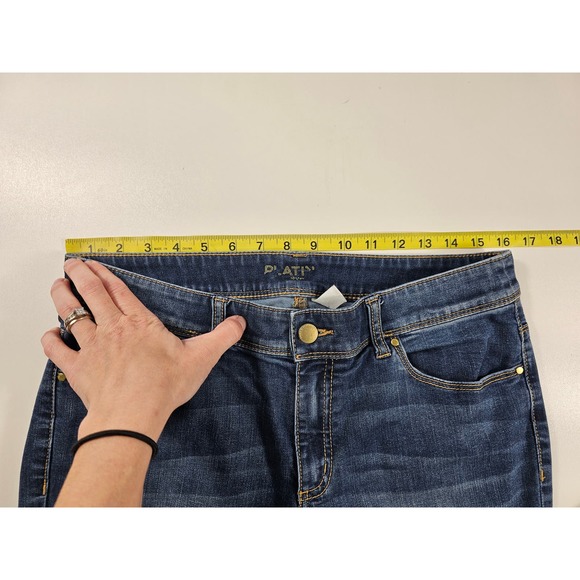 Chicos platinum ultimate fit size 0.5 regular (6) jeans pants career casual * - Picture 7 of 8
